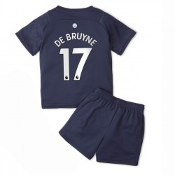 Camisola Manchester City Kevin De Bruyne 17 Criança Equipamento Terceiro 2021-2022 Manga Curta